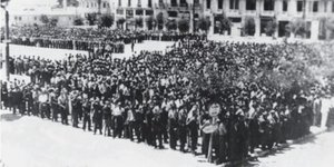 Η «μαύρη ημέρα» από τη Συγκέντρωση 9.000 Εβραίων στην Πλατεία Ελευθερίας της Θεσσαλονίκης