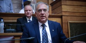 O υπουργός Προστασίας του Πολίτη, Τάκης Θεοδωρικάκος