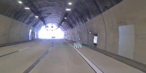 Το τούνελ της Κακιάς Σκάλας όπου η άσφαλτος βάφτηκε λευκή