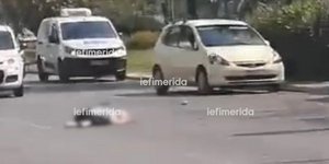 Ο άτυχος ηλικιωμένος στην άσφαλτο