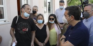 Ο Αλέξης Τσίπρας στο ΓΝ Ικαρίας