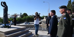 Ο Νίκος Χαρδαλιάς στις εκδηλώσεις στην Κύπρο για την τουρκική εισβολή