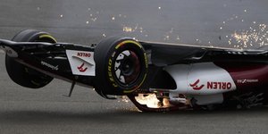 To ατύχημα του Zhou στο Silverstone.