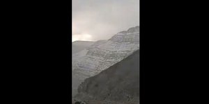 Χιονοχάλαζο στον Ολυμπο 