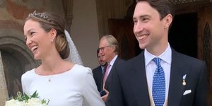 Ο πρίγκιπας της Αυστρίας Paul-Anton Esterházy von Galántha και το μοντέλο φίλη του Franziska Reutter ενώθηκαν με τα δεσμά του γάμου.