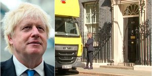 Φορτηγά Μπόρις Τζόνσον Ντάουνινγκ Στριτ