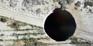 Η τεράστια τρύπα που άνοιξε κοντά σε ορυχείο χαλκού στη Χιλή