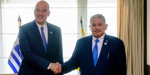 Συνάντηση Ν. Δένδια με τον δεύτερο ΥΠΕΞ του Μπρουνέι, στο περιθώριο της ASEAN