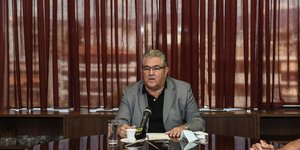  Ο ΓΓ της ΚΕ του ΚΚΕ Δημήτρης Κουτσούμπας