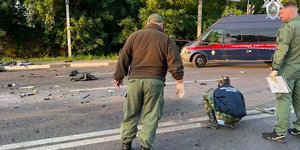 Το σημείο όπου ανατινάχθηκε το αυτοκίνητο της Ντούγκινα 