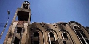 H εκκλησία που κάηκε στην Αίγυπτο