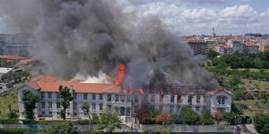 Φωτιά στο ελληνικό νοσοκομείο του Μπαλουκλί