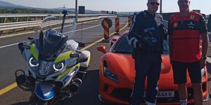 Ferrari υπερβολική ταχύτητα 