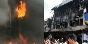 Φωτιά Ινδία νοσοκομείο