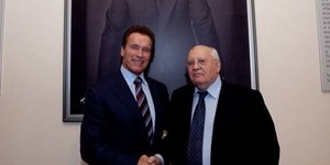 Αρνολντ Σβαρτσενέγκερ και Μιχαήλ Γκορμπατσόφ