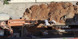 Κρήτη: Παρολίγο τραγωδία στο Ηράκλειο - Υπάλληλοι «τρύπησαν» καλώδιο της ΔΕΗ 20.000 volt