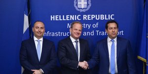 Κώστας Καραμανλής Νότης Μηταράκης Γιώργος Καραγιάννης