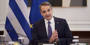 Ο Κυριάκος Μητσοτάκης στην συνεδρίαση του ΚΥΣΕΑ