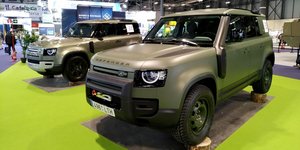 land rover defender military vehicle