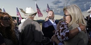 Η βουλευτής των Ρεπουμπλικάνων, Λιζ Τσέινι, σε ομιλία στο Τζάκσον