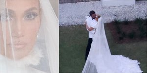 Η Τζένιφερ Λόπεζ στον γάμο της με τον Μπεν Άφλεκ 