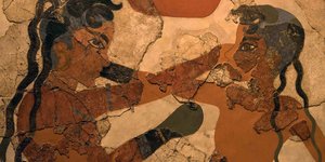 Οι πυγμάχοι της Σαντορίνης -Η νωπογραφία από το 1.600 π.Χ 