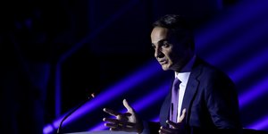 Ο Κυριάκος Μητσοτάκης στη ΔΕΘ