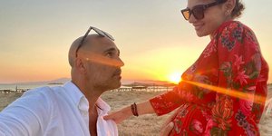 Ο Κωνσταντίνος Μπογδάνος με την σύζυγό του