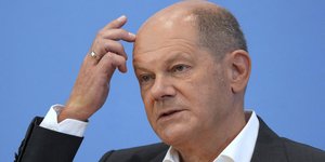 Ο Γερμανός καγκελάριος, Όλαφ Σολτς