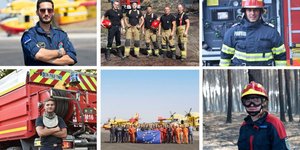 «Ευχαριστώ» της Γαλλίας στους Ευρωπαίους πυροσβέστες