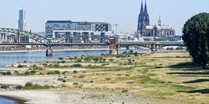 Ξηρασία στον ποταμό Ρήνο