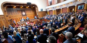 Συνεδρίαση της βουλής στη Σερβία