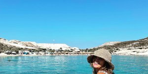 Η Σοφία Αλιμπέρτη στις διακοπές της