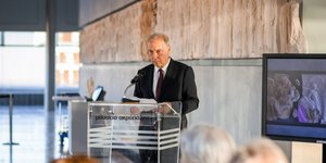 Ο γενικός διευθυντής του Μουσείου Ακρόπολης κ. Νίκος Σταμπολίδης