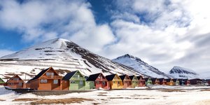 σπίτια στο Svalbard