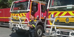 Ο Γάλλος πυροσβέστης Σιλβέν Σεβάλ 