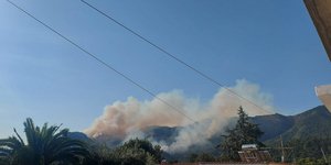 Πυρκαγιά στη Θάσο