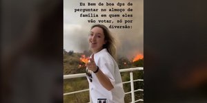 TikTok Χορεύει μπροστά από φωτιά