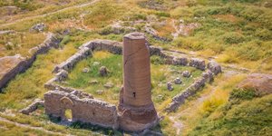 Ερείπια της παλιάς πόλης Τούσπα στην πόλη Βαν, Ανατολική Τουρκία