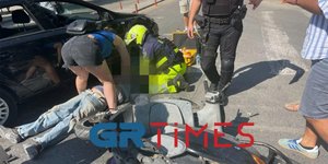 τροχαίο ατύχημα θεσσαλονίκη 18 αυγούστου