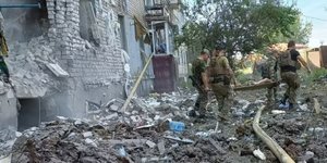 Φωτογραφία που δημοσιεύτηκε στο telegram έπειτα από το ουκρανικό χτύπημα