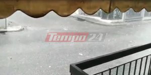 Ισχυρή καταιγίδα στο Αγρίνιο