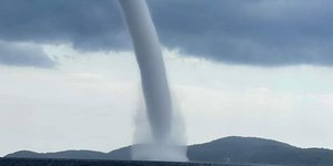 Ο υδροστρόβιλος στη Χαλκιδική