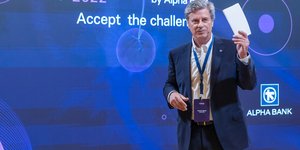 Ο κ. Σπύρος Φιλάρετος, Γενικός Διευθυντής Ανάπτυξης και Καινοτομίας της Alpha Bank.