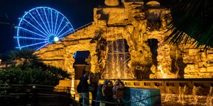 Το τρενάκι στο Allou Fun Park όπου σημειώθηκε το ατύχημα