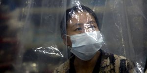 Αργεντινή, πολίτης με μάσκα