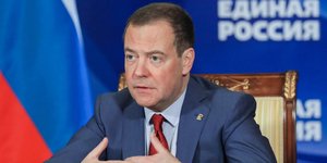 O αντιπρόεδρος του Συμβουλίου Ασφάλειας της Ρωσίας, Ντμίτρι Μεντβέντεφ 