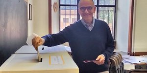 O ηγέτης του κεντροαριστερού Δημοκρατικού Κόμματος, Ενρίκο Λέτα 