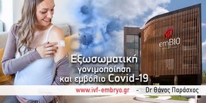 Τα εμβόλια Covid-19 δεν επηρεάζουν την έκβαση της εξωσωματικής