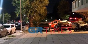 Το σημείο της φωτιάς στη Θεσσαλονίκη 